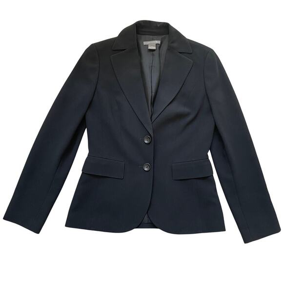 Ann Taylor 4 Black Blazer Jacket | Classic Career Fit, Fully Lined, Tailored - Picture 1 of 7